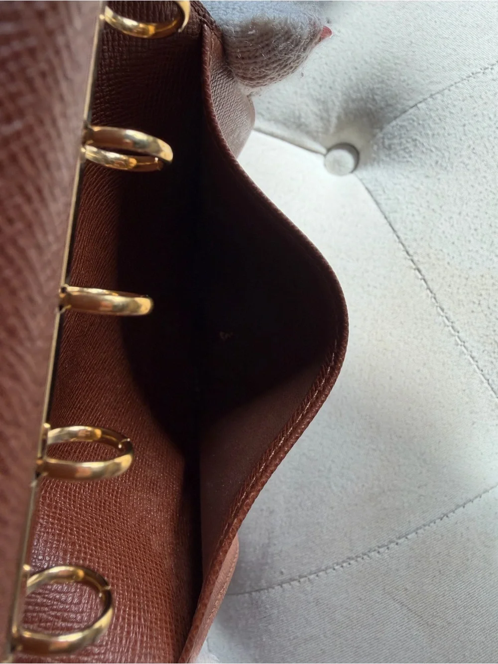 Authentic Louis Vuitton Monogram Canvas Card & Key Holder in Brown